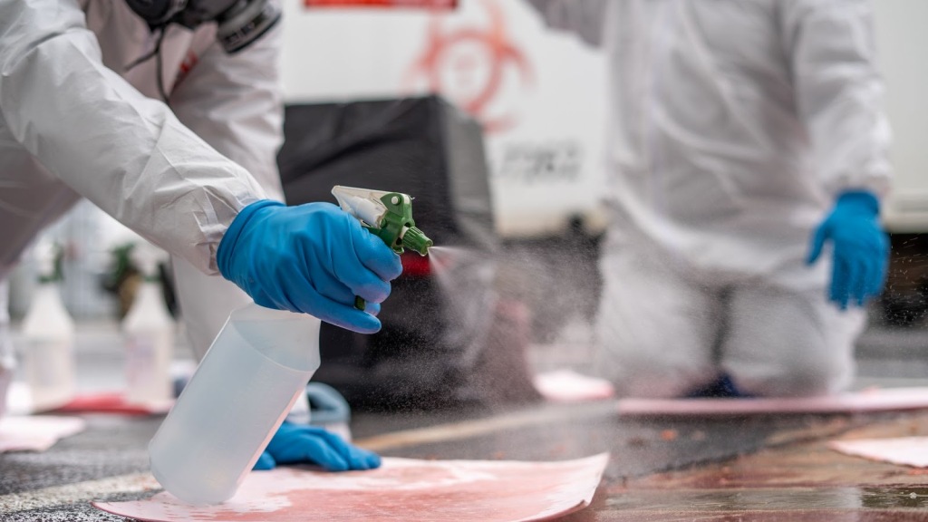 Bloodborne Pathogen Sanitization